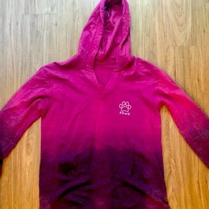 PAWS long sleeve hooded t-shirt